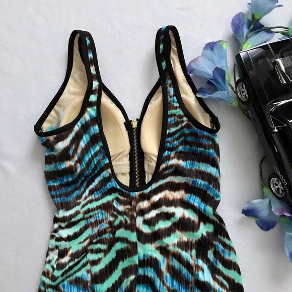 Coastal Blue NWOT One Piece Swim Suit Women M - Picture 7 of 14